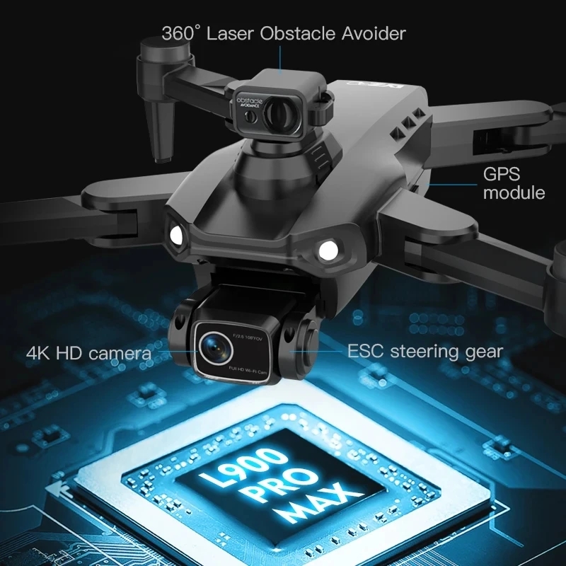 L900 Pro MAX GPS Drone 4K Prof - Drone Battery Case incelemesi ve fiyatı