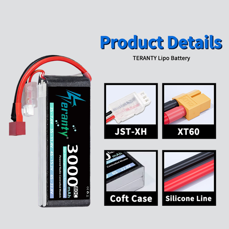TERANTY 2S 3000mAh Lipo Pil 7. - Drone Battery 3S incelemesi ve fiyatı