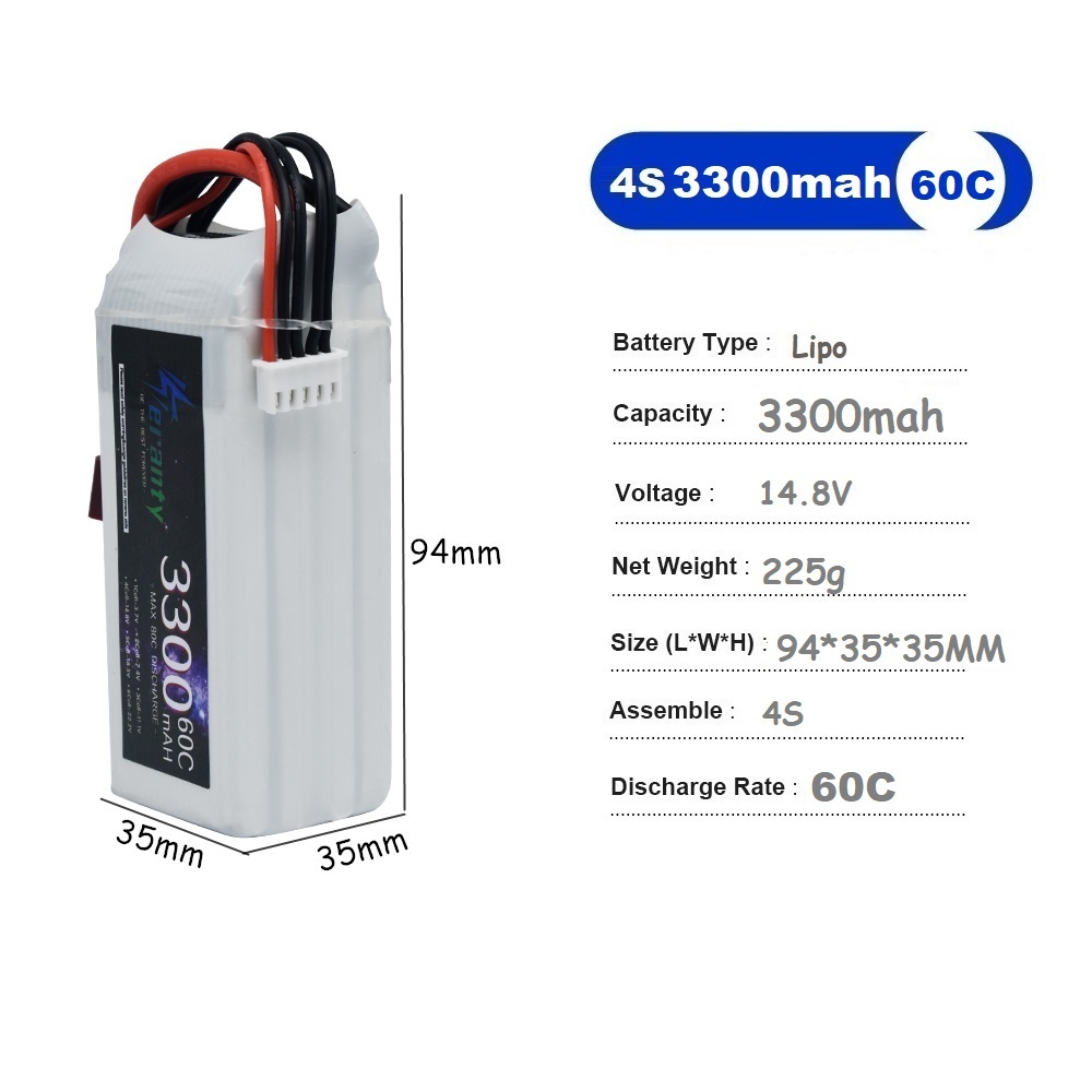 LiPo şarj edilebilir pil 4S 33 - Drone Battery Lipo incelemesi ve fiyatı