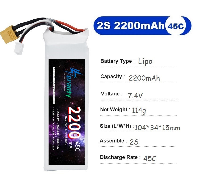 2 adet 7.4V Lipo 2S pil 1500ma - Drone Battery Lipo incelemesi ve fiyatı