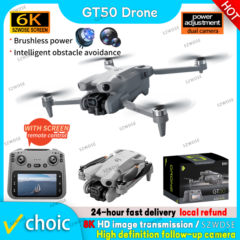 YENİ GT50 PRO Mini 5 pro RC Dr - Jjrc Drone X12 incelemesi ve fiyatı